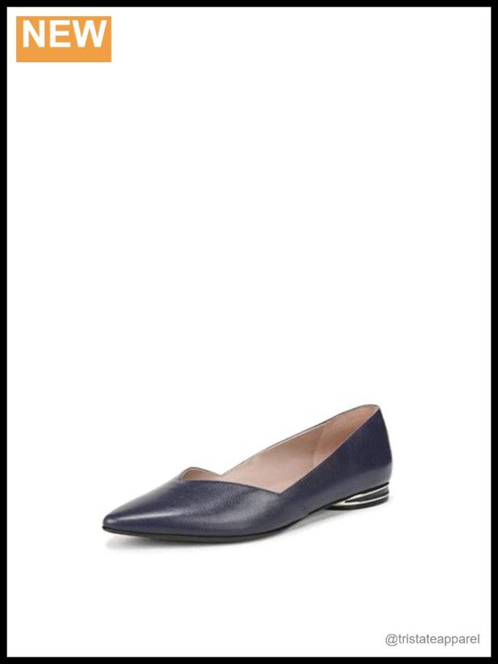 Naturalizer Havana Womens Ballet Flat Pointed Toe Comfort Slip-On D